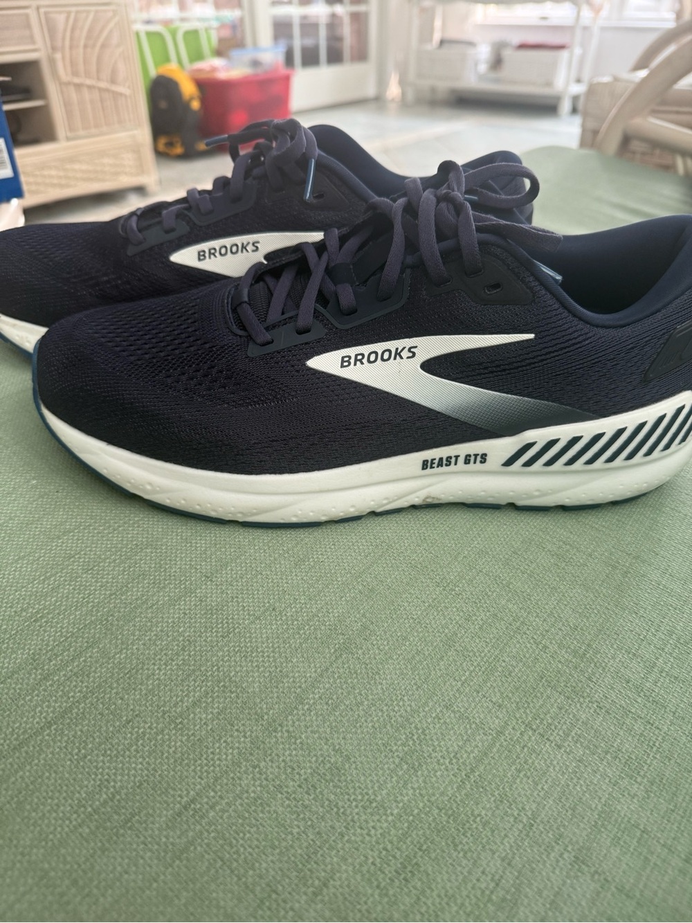 Brooks Men’s Running Shoes — Navy and White
